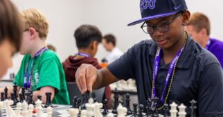 Summer camp chess game